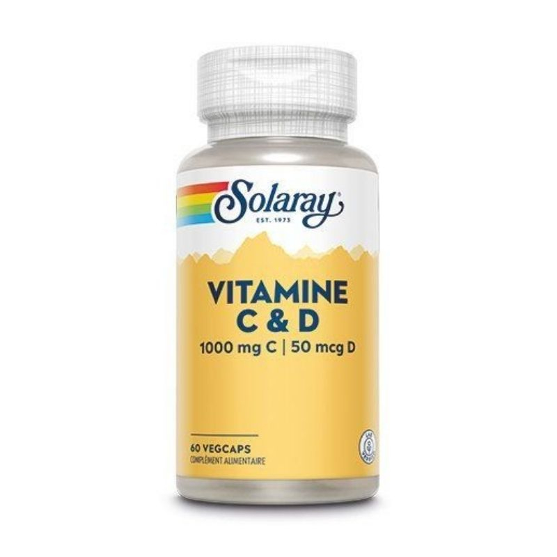 Vitamine C et D - 60 capsules végétales