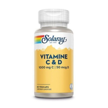 Vitamine C et D - 60 capsules végétales