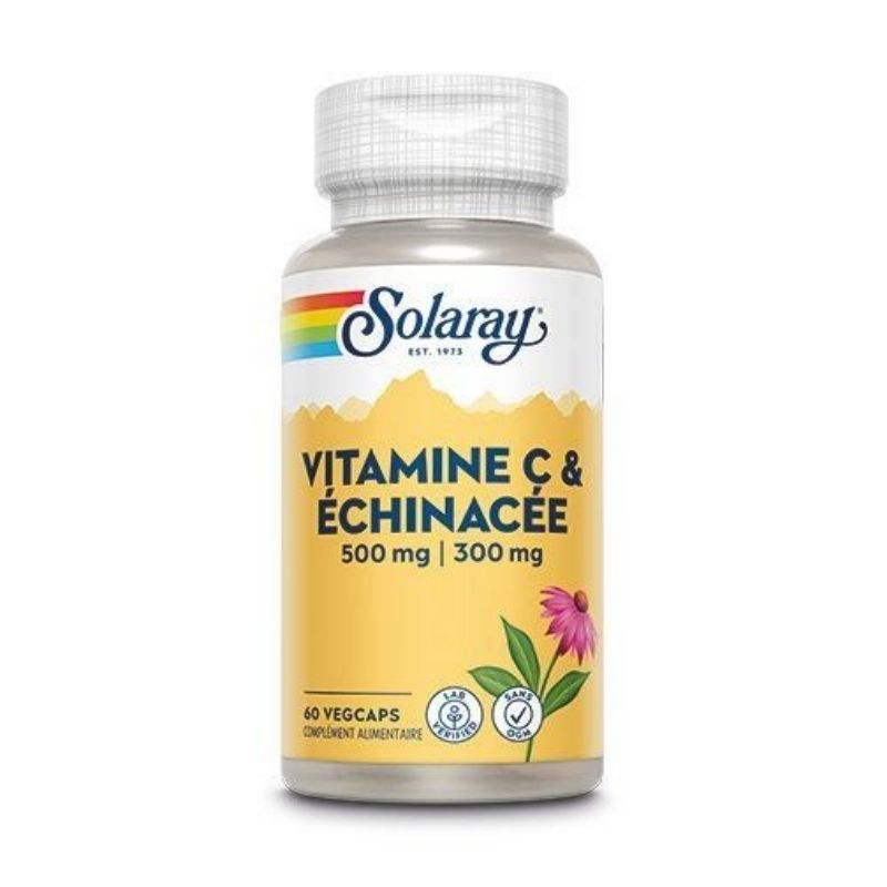 Vitamine C et échinacée - 60 capsules végétales