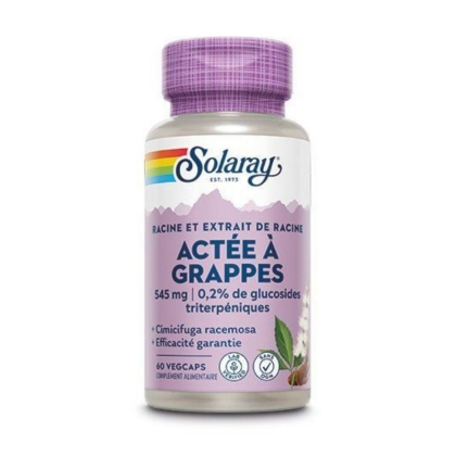 Actée à grappes, cimicifuga Racemosa standardisé 545mg - 60 capsules végétales