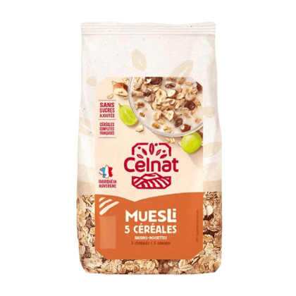 Muesli 5 céréales bio - 500g
