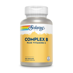 Complexe B plus vitamine C - 100 capsules végétales