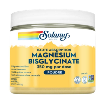 Magnésium Bisglycinate en poudre - 179g