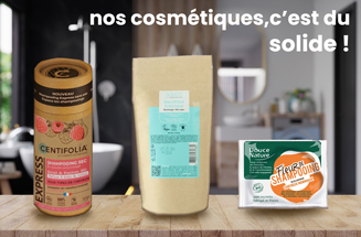 Nos cosmétiques, c'est du solide !